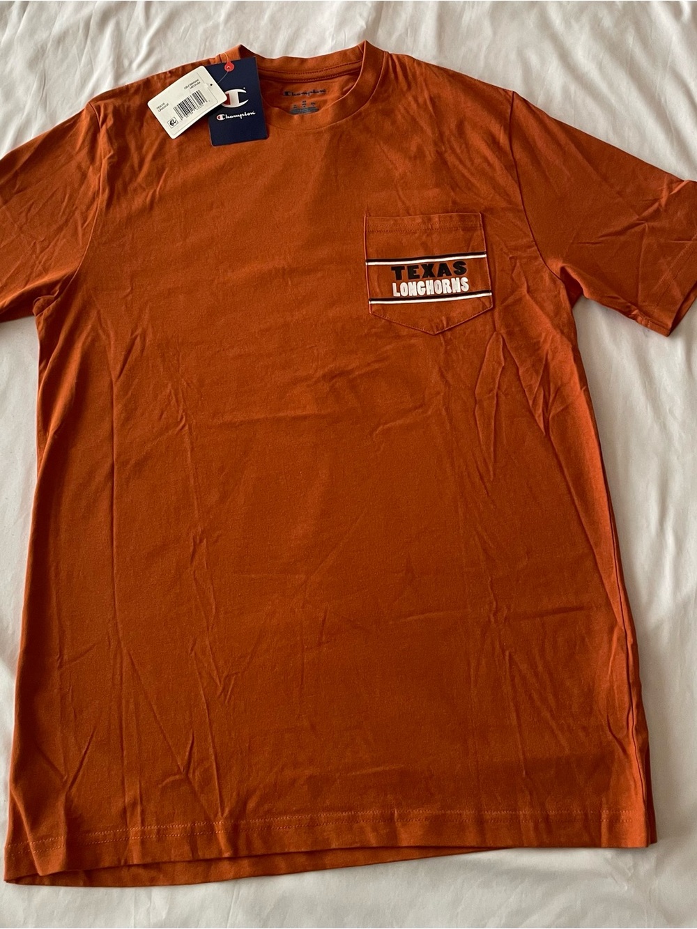 NWT! Texas Longhorns Men’s w/Pocket Tee, Sz M